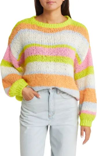 VERO MODA Laney Stripe Pullover Sweater | Nordstrom | Nordstrom