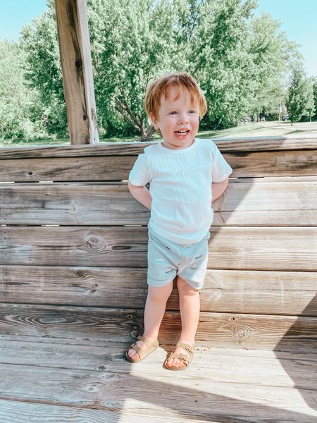 A look at some of the new pieces I’ve bought for my little guy’s summer wardrobe. I like to buy things sort of as a small capsule wardrobe within a similar color story so that there are many different outfit combos with a small amount of clothing. 

#LTKSeasonal #LTKbaby #LTKfamily