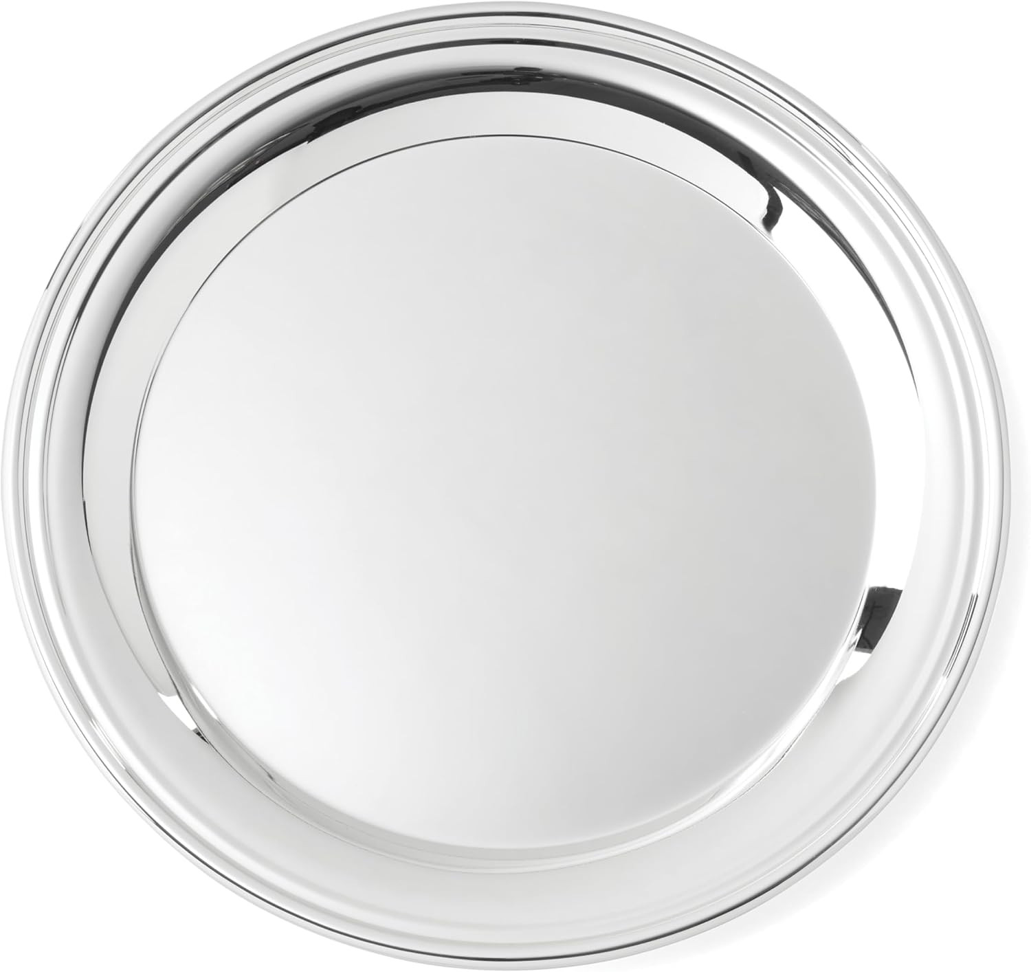 Reed & Barton Derby Silverplate Round Serving Tray, 12-Inch | Amazon (US)