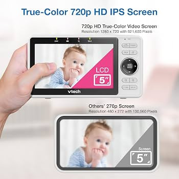 VTech Smart WiFi Baby Monitor \u2013 See Your Baby at Home or from Anywhere, Free App, 1080p Came... | Amazon (US)