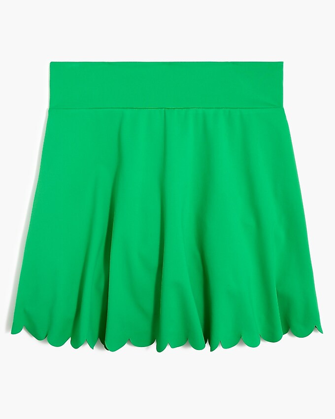 Active skort with scalloped hem | J.Crew Factory