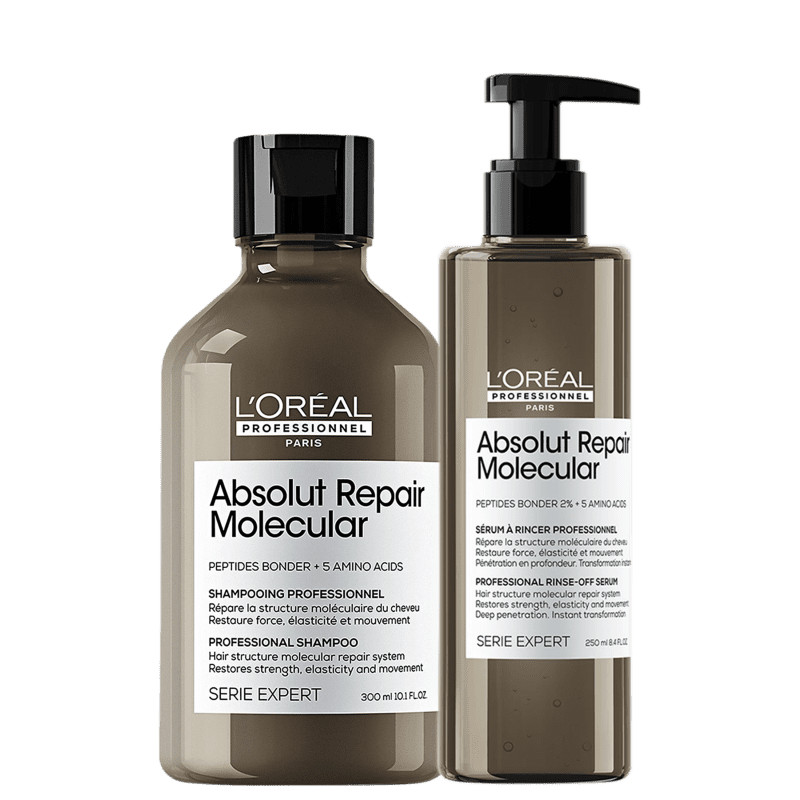Kit L'Oréal Professionnel Absolut Repair Molecular Duo Treat (2 Produtos) | Beleza Na Web (BR)