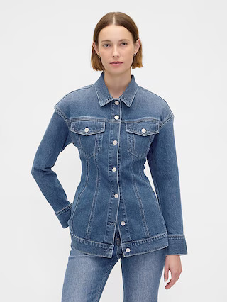 Contoured Longline Denim Jacket | Gap (US)