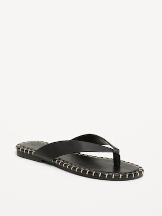 Whipstich Flip-Flops for Women | Old Navy (US)