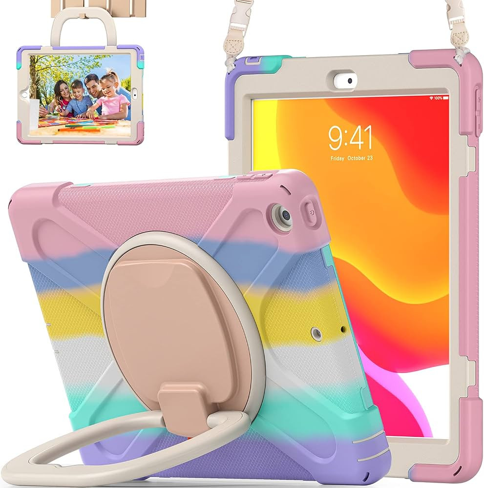 for iPad 10.2 Case 9th Generation 2021 / 8th Gen 2020 / 7th 2019,Shockproof Kids Case with Screen... | Amazon (US)