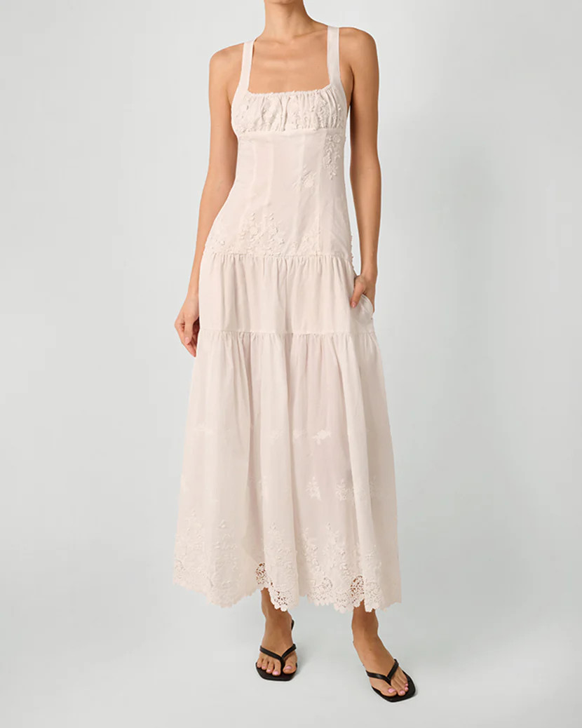 Ruched Cup Peplum Midi Dress | We Wore What