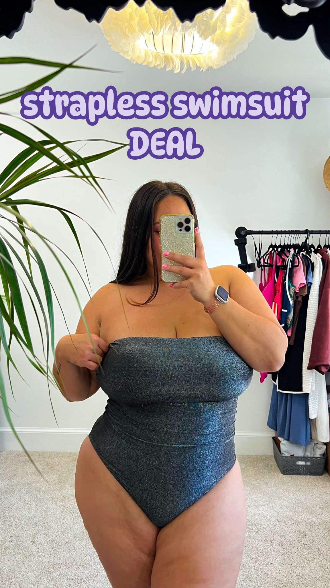 Shown in size XXL, could easily fit in size XL up to H cup 💕

#LTKootd #LTKSwim #LTKMidsize