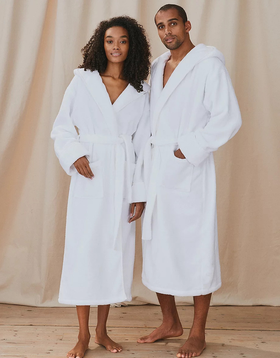 Unisex Hydrocotton Hooded Robe | The White Company (UK)
