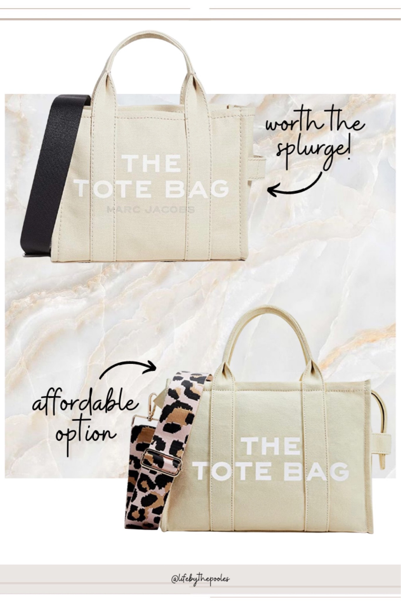 Marc Jacobs The Tote Bag: The DUPE you need to see! - Fashion For Lunch.