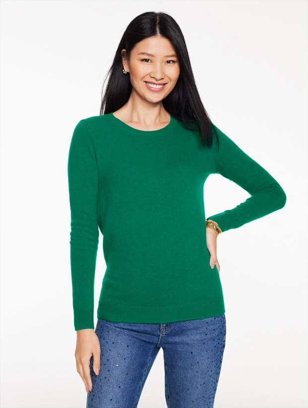 Cashmere Crewneck Sweater | Talbots