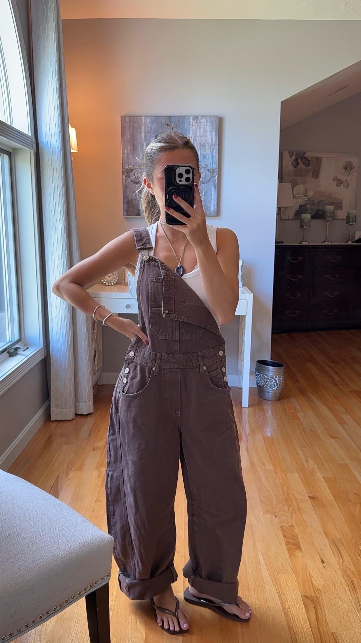 wearing a xs in overalls and tank!

#LTKU #LTKSeasonal #LTKootd