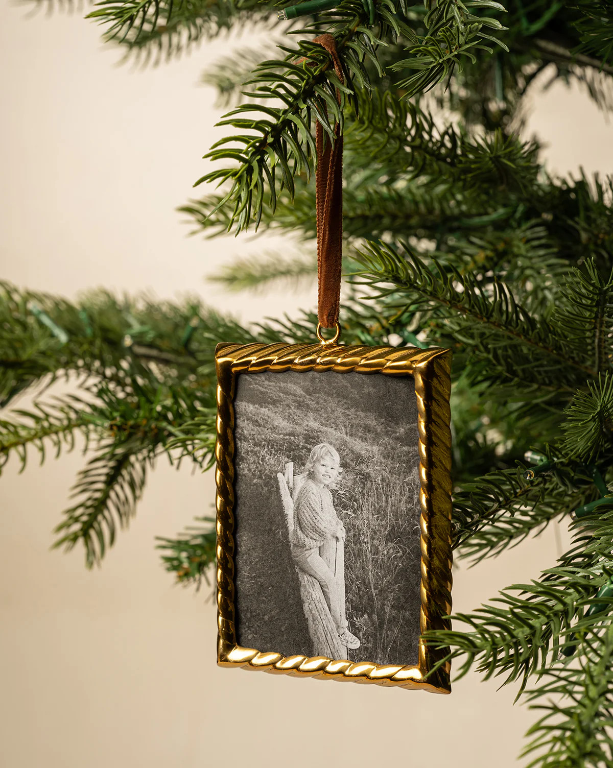 Braided Brass Frame Ornament | McGee & Co. (US)