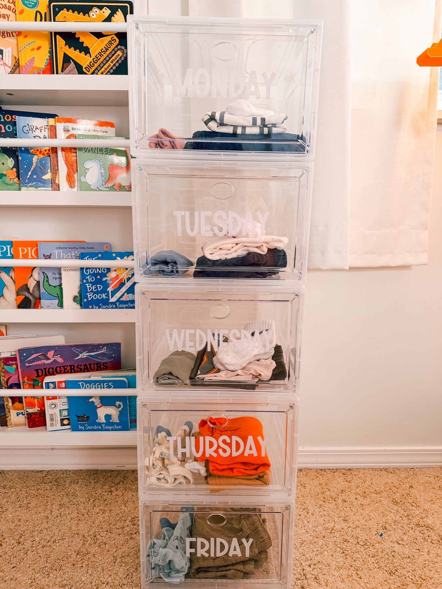 A great way to organize your kids clothing and help them get dressed for school independently each morning!

#LTKdayinmylife #LTKmomlife #LTKKids