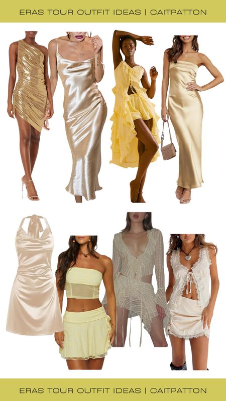 Cute yellow and gold outfits for the Fearless Era! Fearless Eras outfit ideas!

Gold dress, gold halter dress, strapless dress, one shoulder dress, yellow set, yellow matching set, lace matching set, lace set, gold halter dress, gold strapless dress, gold one shoulder dress, yellow set, two piece set, eras tour outfit idea, eras tour outfit, fearless outfit idea, fearless outfit, fearless era outfit idea, fearless era outfit, fearless eras outfit, fearless eras outfit idea, taylor swift eras tour outfit, taylor swift eras tour outfit idea, taylor swift fearless outfit, Taylor swift fearless outfit idea 

#LTKstyletip #LTKfindsunder50 #LTKfindsunder100
