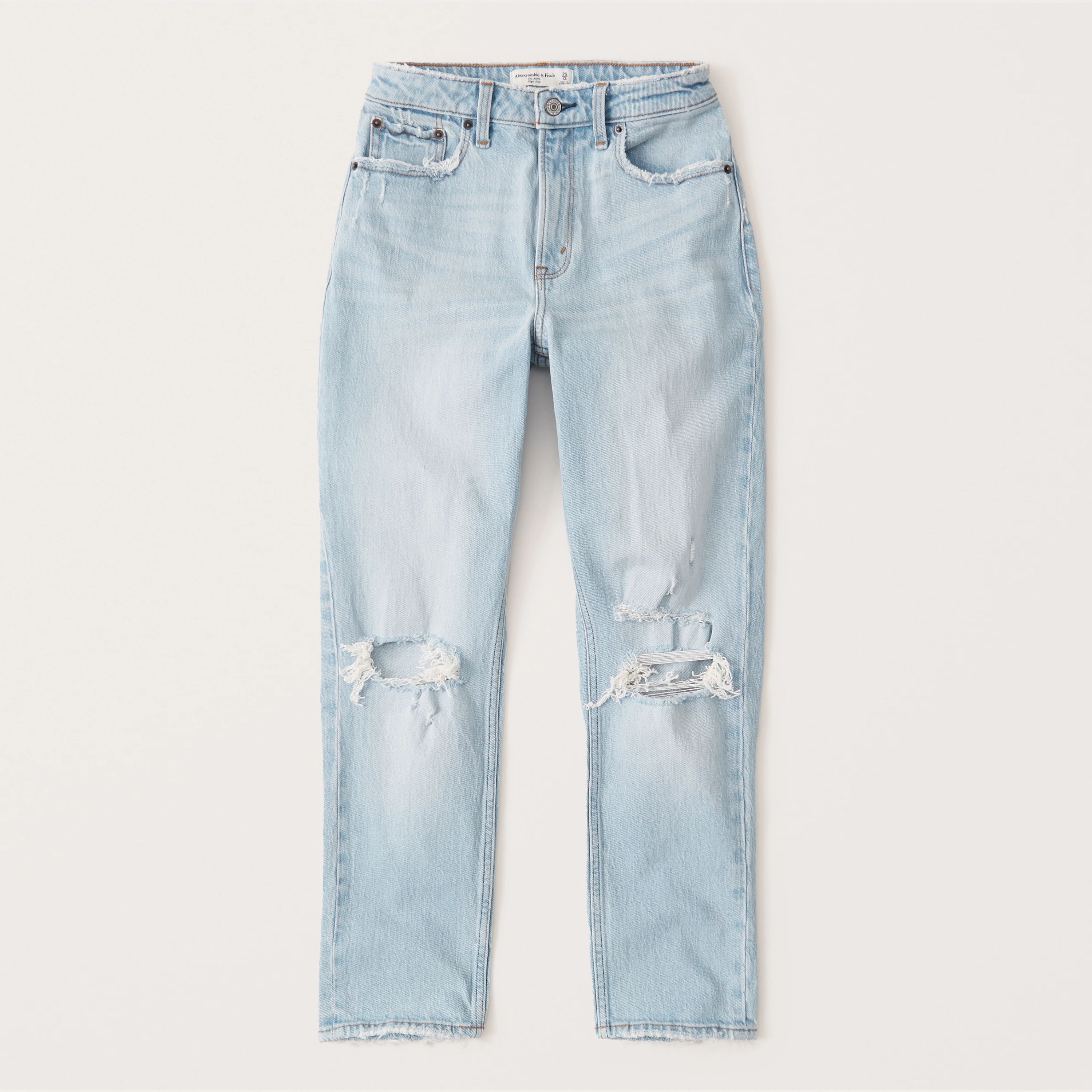 Curve Love High Rise Mom Jeans | Abercrombie & Fitch (US)