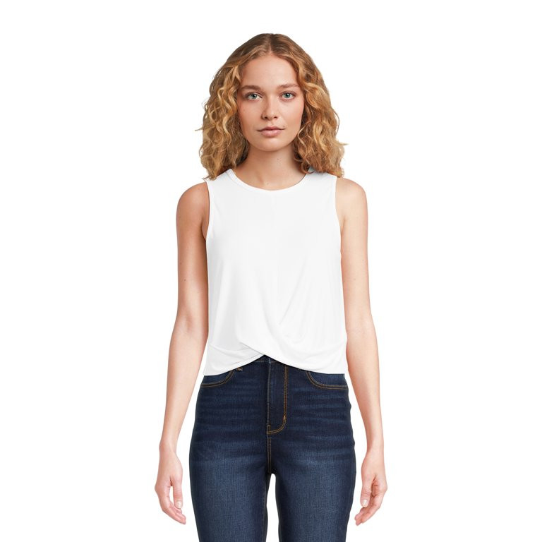Avia Women's Performance Modal Twist Tank Top, Sizes XS-XXXL | Walmart (US)