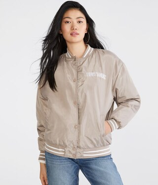New York Varsity Bomber Jacket | Aeropostale