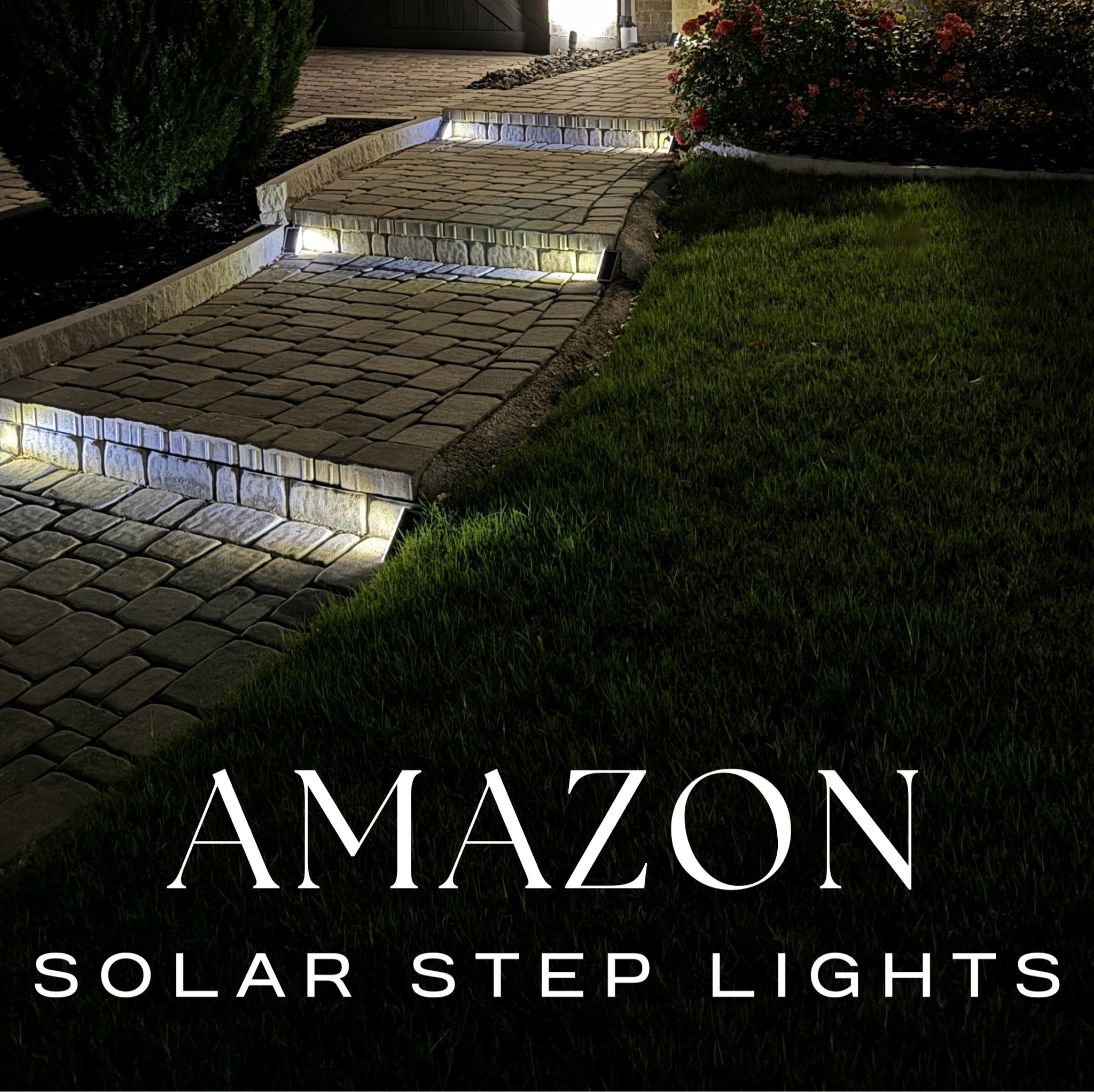 Amazon Solar Step Lights!! I love how these affordable solar lights made our pathway safer! They are waterproof and automatically turn on and off! 

#LTKhome #LTKSeasonal #LTKfindsunder50