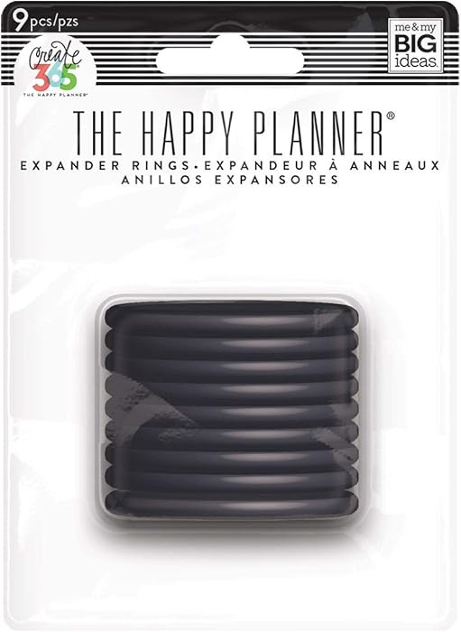 me & my BIG ideas Plastic Expander Discs, Black - The Happy Planner Scrapbooking Supplies - Add E... | Amazon (US)