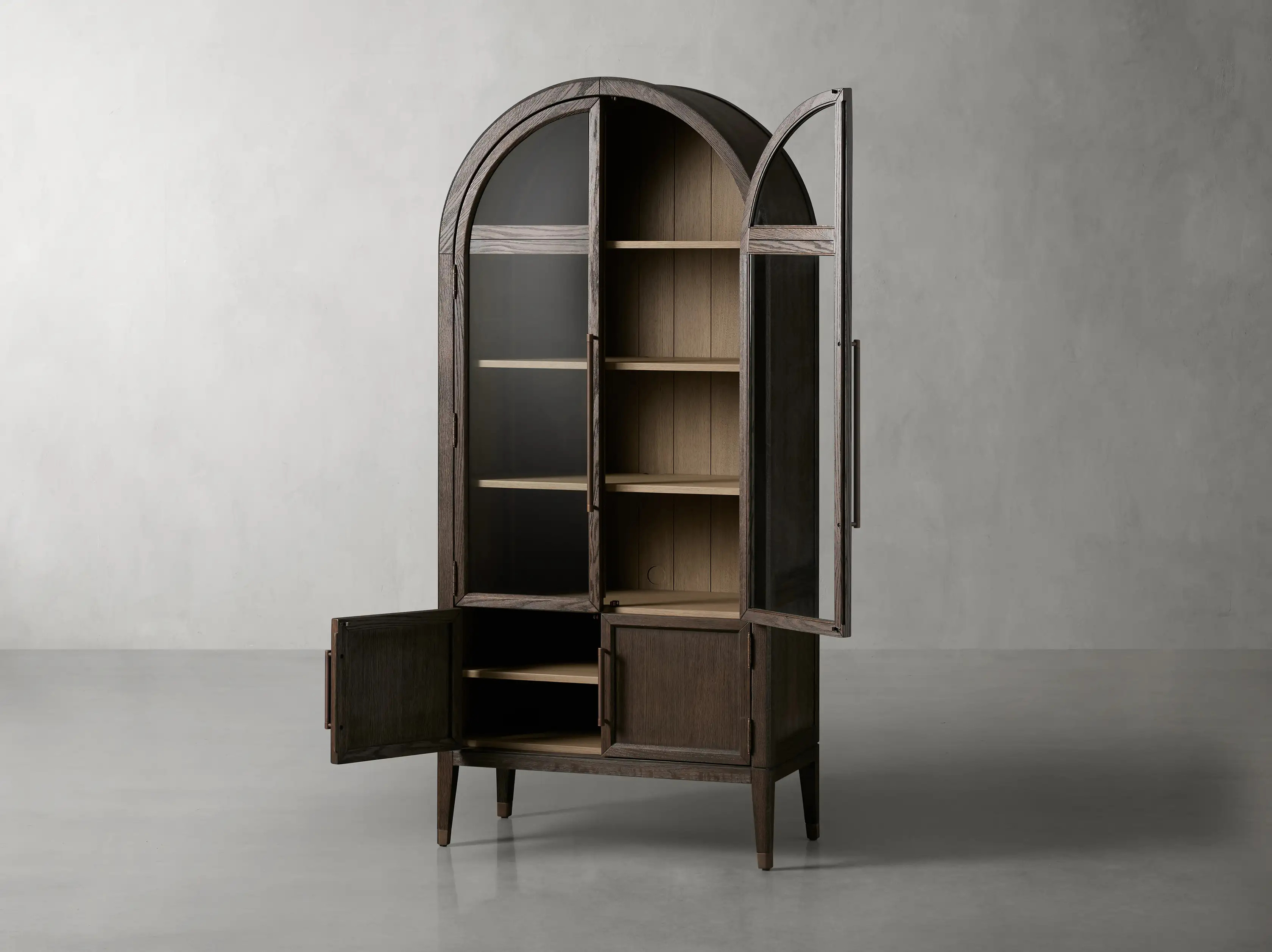 Hattie Glass Cabinet | Arhaus