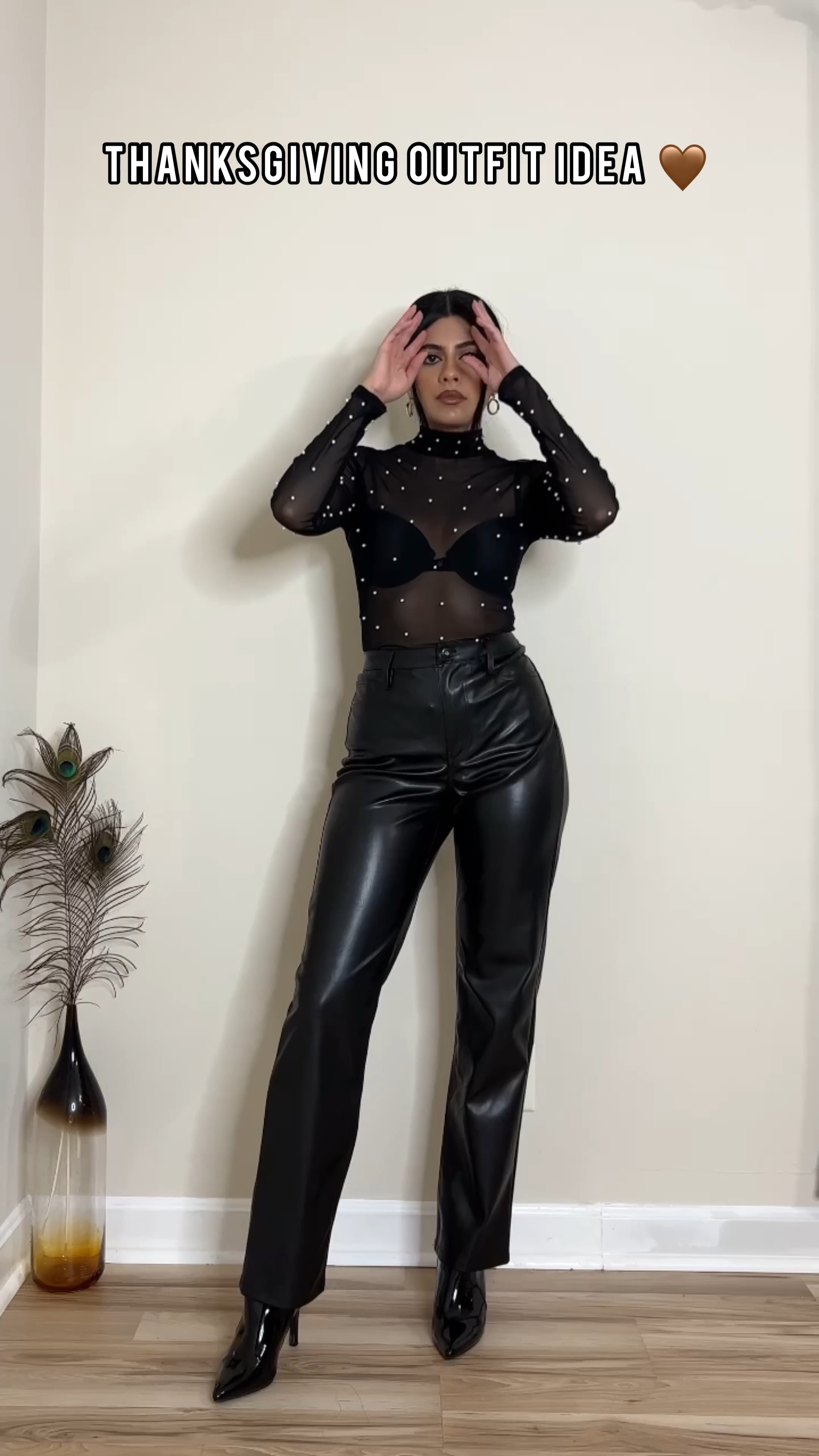 Thanksgiving outfit, Thanksgiving outfit inspo, fall outfits, autumn outfits, fall style, leather pant outfits, chic style, effortlessly chic style, neutral style, neutral outfits, holiday outfit, holiday dress, knee high boots, 

#LTKstyletip #LTKHoliday #LTKshoecrush