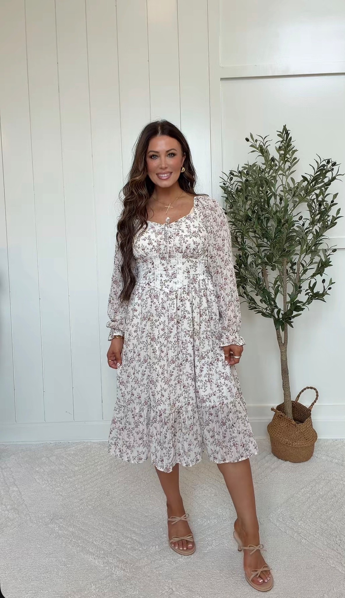 Walmart floral long sleeve midi dress.
Soft, feminine, and so flattering for spring events or everyday wear.

#LTKOver40 #LTKSpringSale #LTKootd
