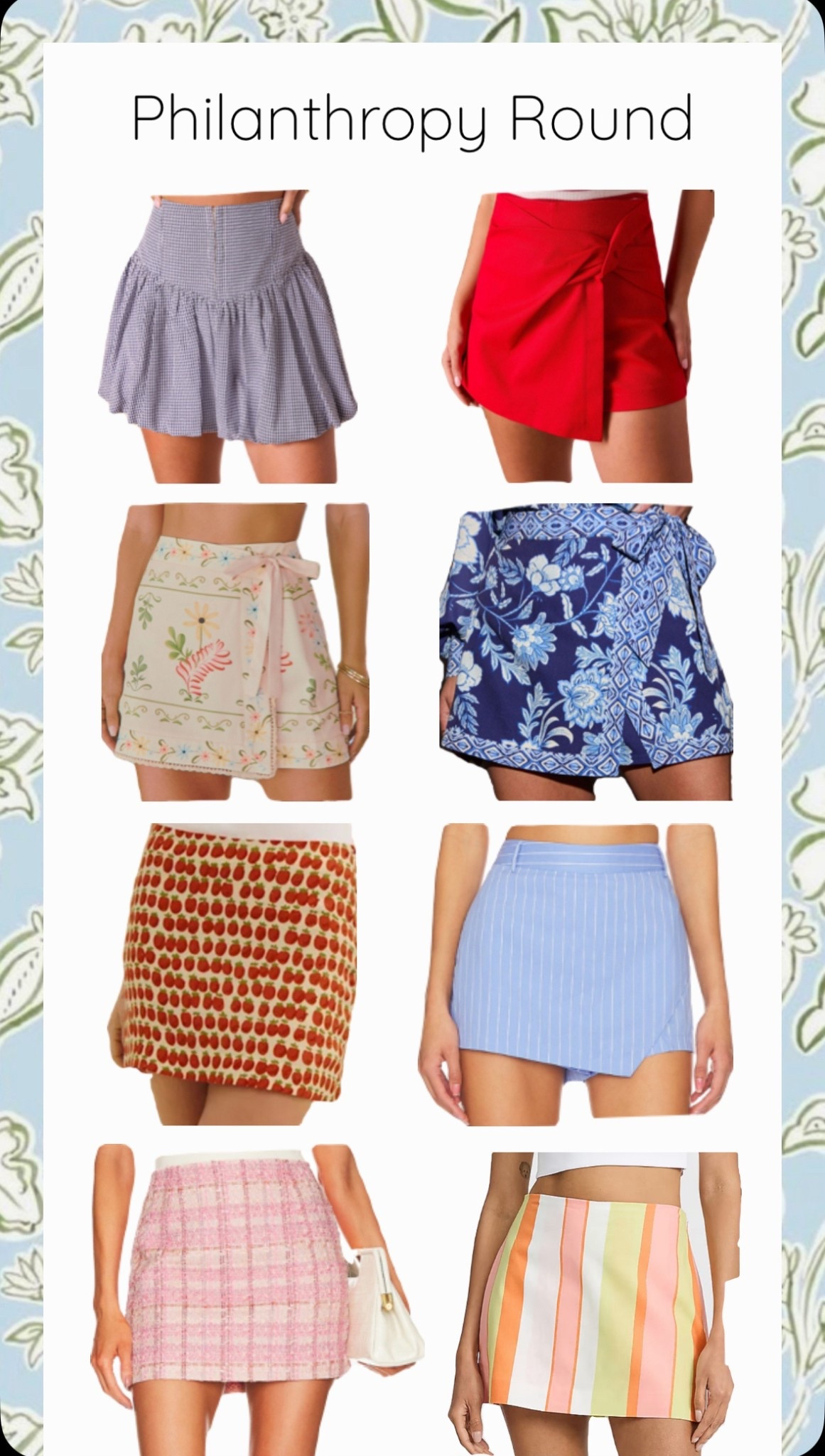 Skirts for rush!

#rush #sororityrecruitment

#LTKStyleTip #LTKFindsUnder100