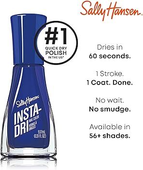 Sally Hansen Insta-Dri® Nail Polish - Color Collision Collection, On the Download - 0.31 fl oz. | Amazon (US)