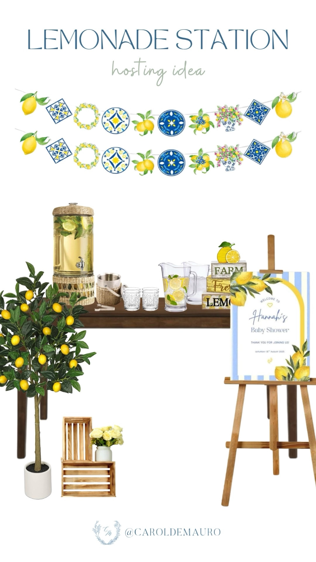 When life gives you lemons, you throw a stunning citrus-themed party! This lemonade stand setup is perfectly sweet for baby showers, birthdays, or just a sunny weekend gathering with friends.

lemonade party, summer hosting, baby shower ideas, drink station, lemon decor, entertaining essentials, party drinks

#LTKU #LTKHome #LTKSeasonal
