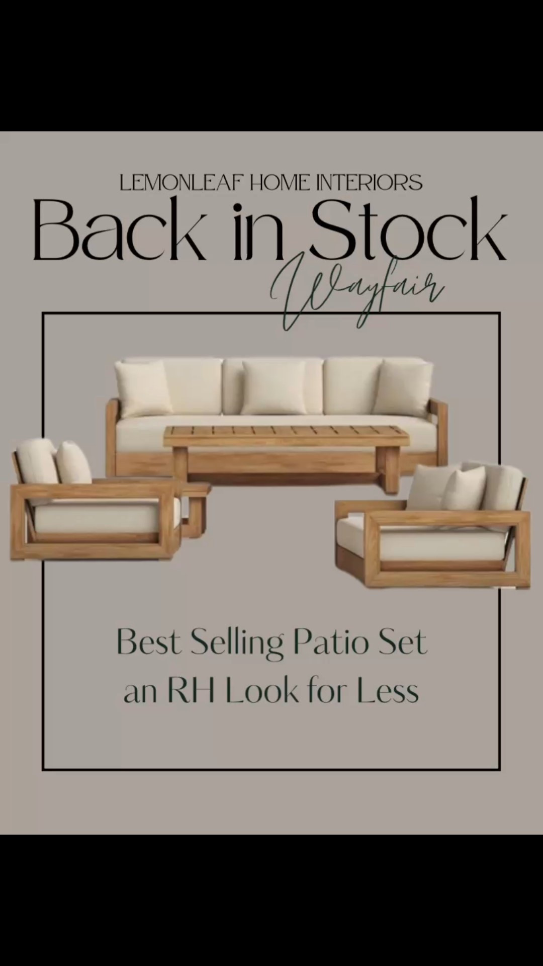 Best selling patio furniture set. Grab it on sale!


#LTKSeasonal #LTKSaleAlert #LTKHome