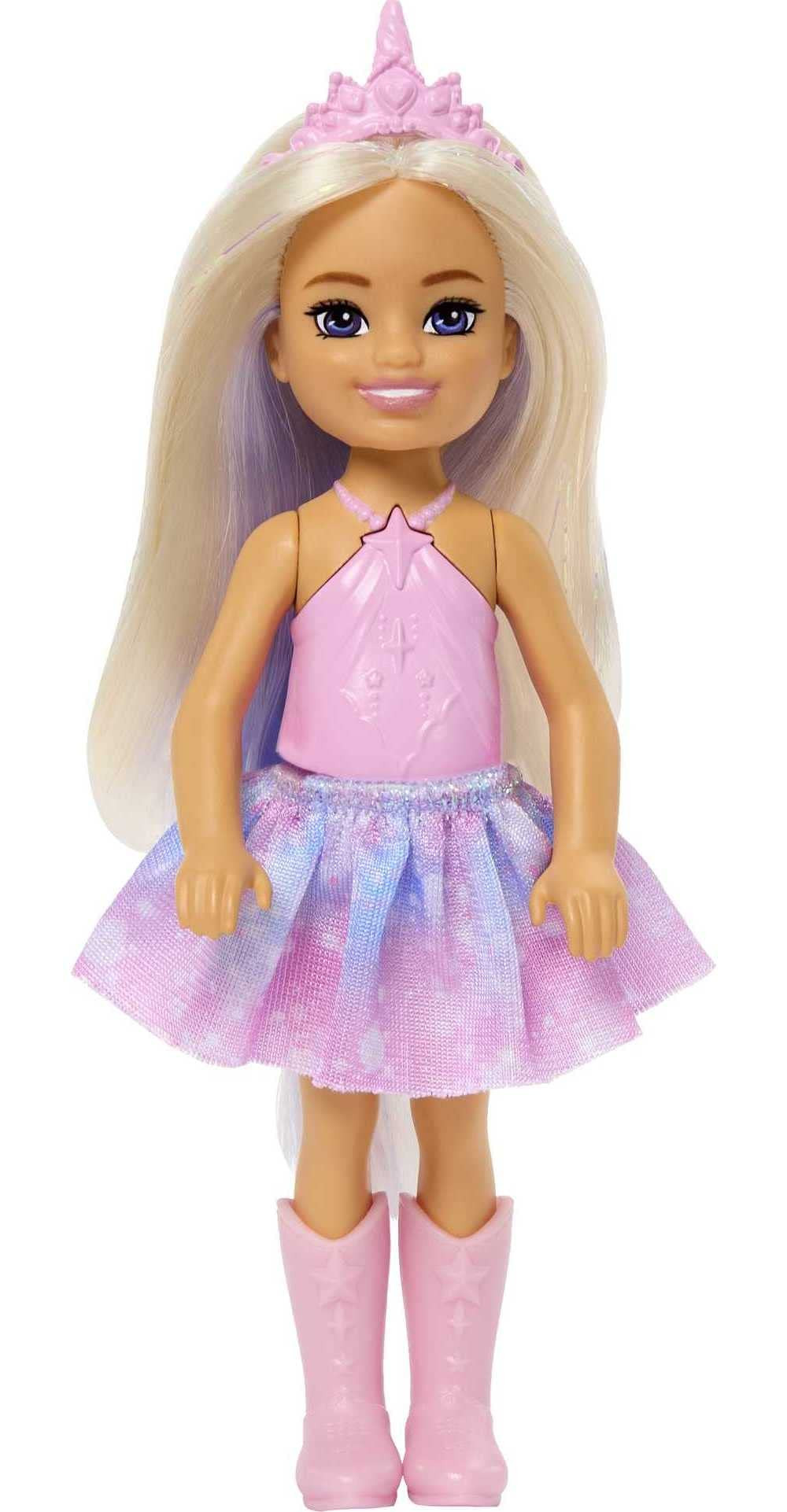 Barbie Dreamtopia Chelsea Unicorn Small Doll with Detachable Tail, Horn Headband Accessory & Lave... | Amazon (US)