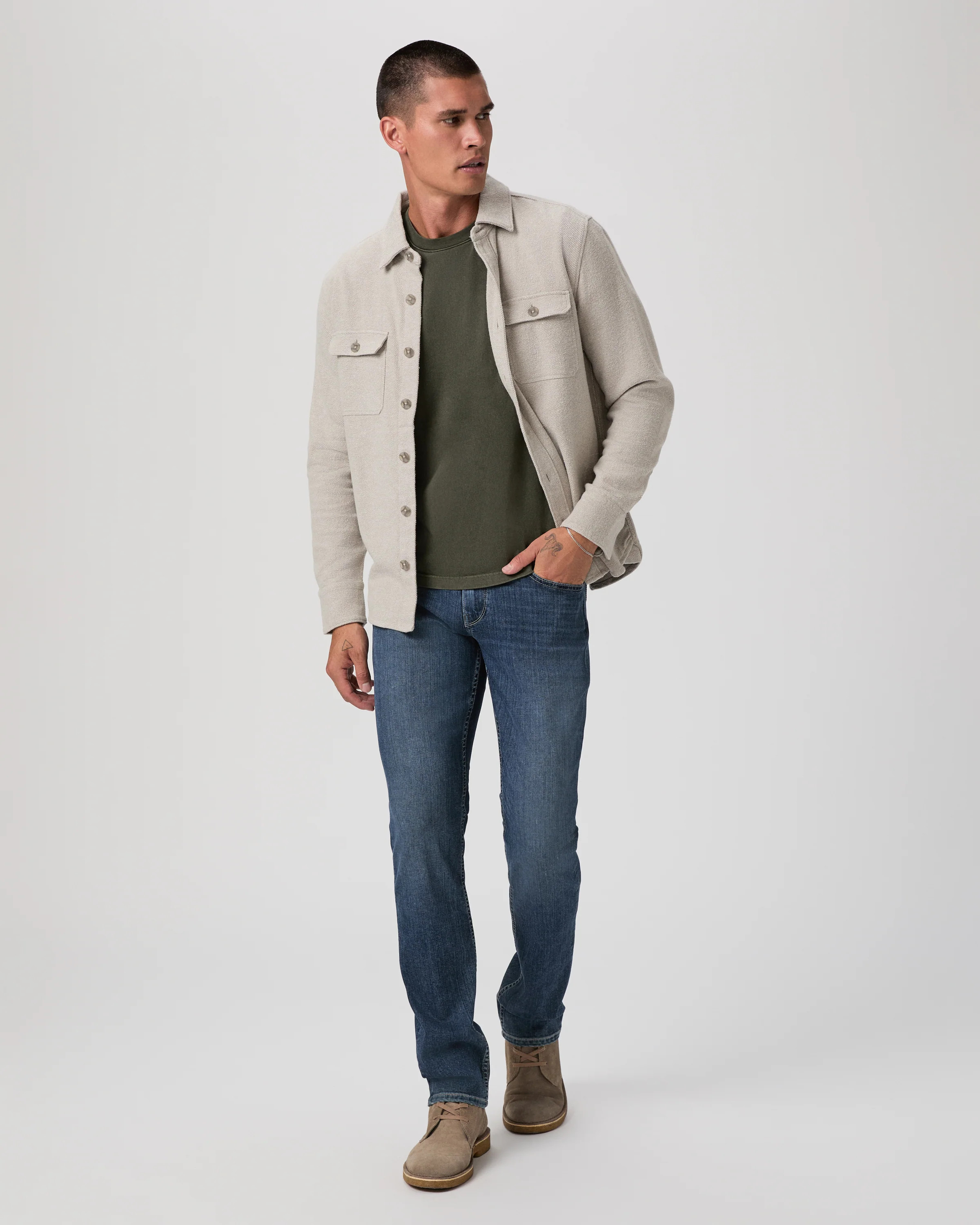 Transcend Federal Slim Straight Jean | Paige