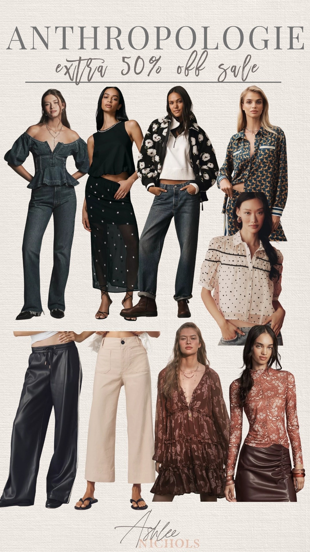 Extra 50% off Anthropologie sale!

Track pants, floral dress, polka dot blouse, Sherpa jacket 

#LTKSaleAlert #LTKSeasonal #LTKFindsUnder100