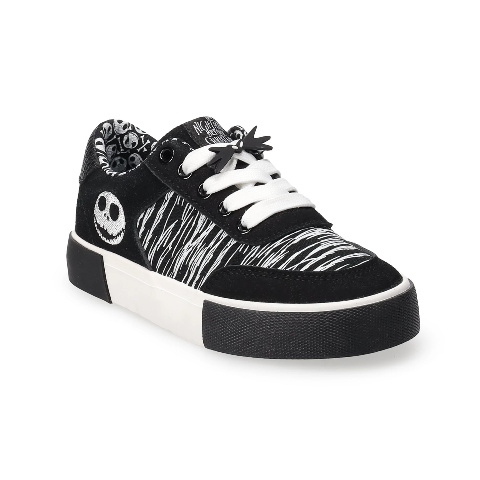 Disney's Nightmare Before Christmas Jack Skellington Boys' Low Cut Lace-Up Sneakers | Kohl's
