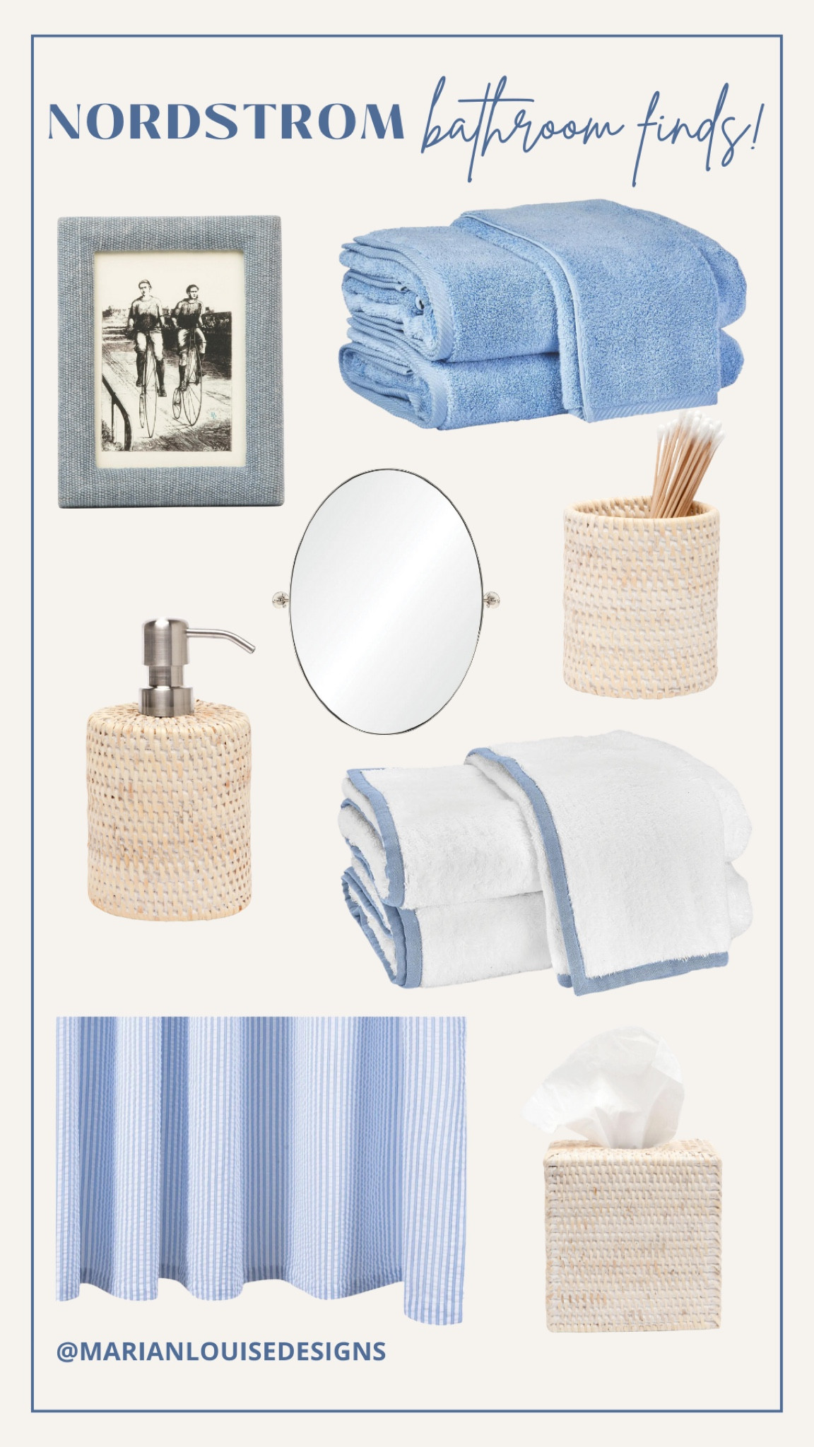 Nordstrom Bathroom Décor Finds. Bathroom Style. Home Décor. Bathroom Essentials. Showroom Curtain. Bathroom Towels. Oval Mirror  💙

#LTKFind #LTKhome #LTKSeasonal