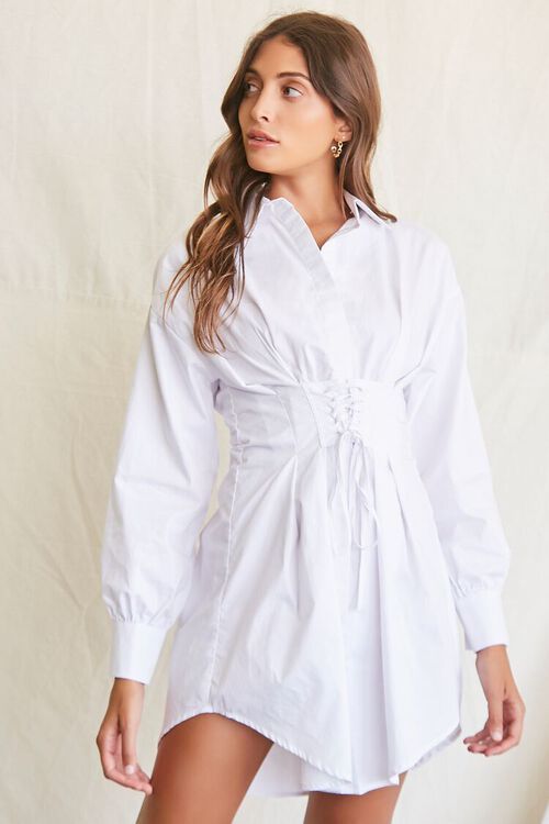 Lace-Up Shirt Dress | Forever 21 (US)