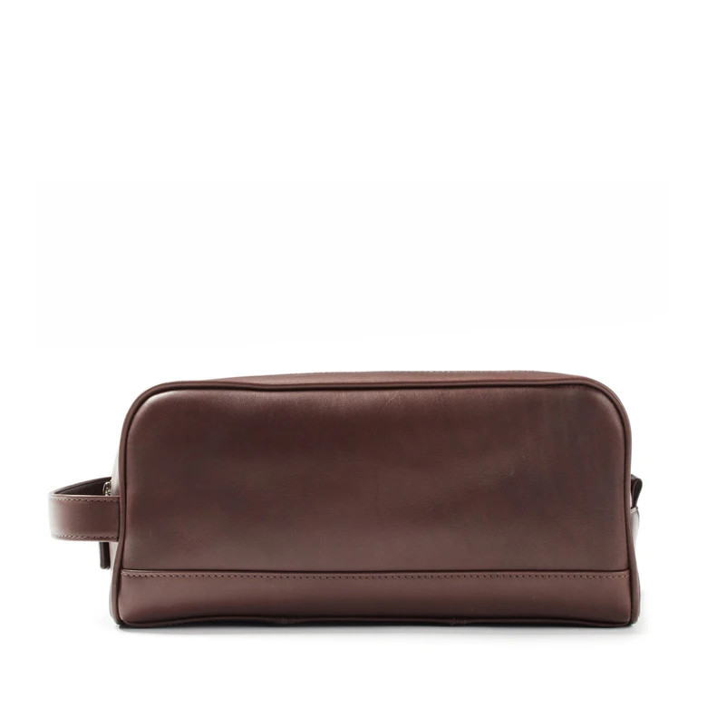 Double Zip Toiletry Bag | Leatherology