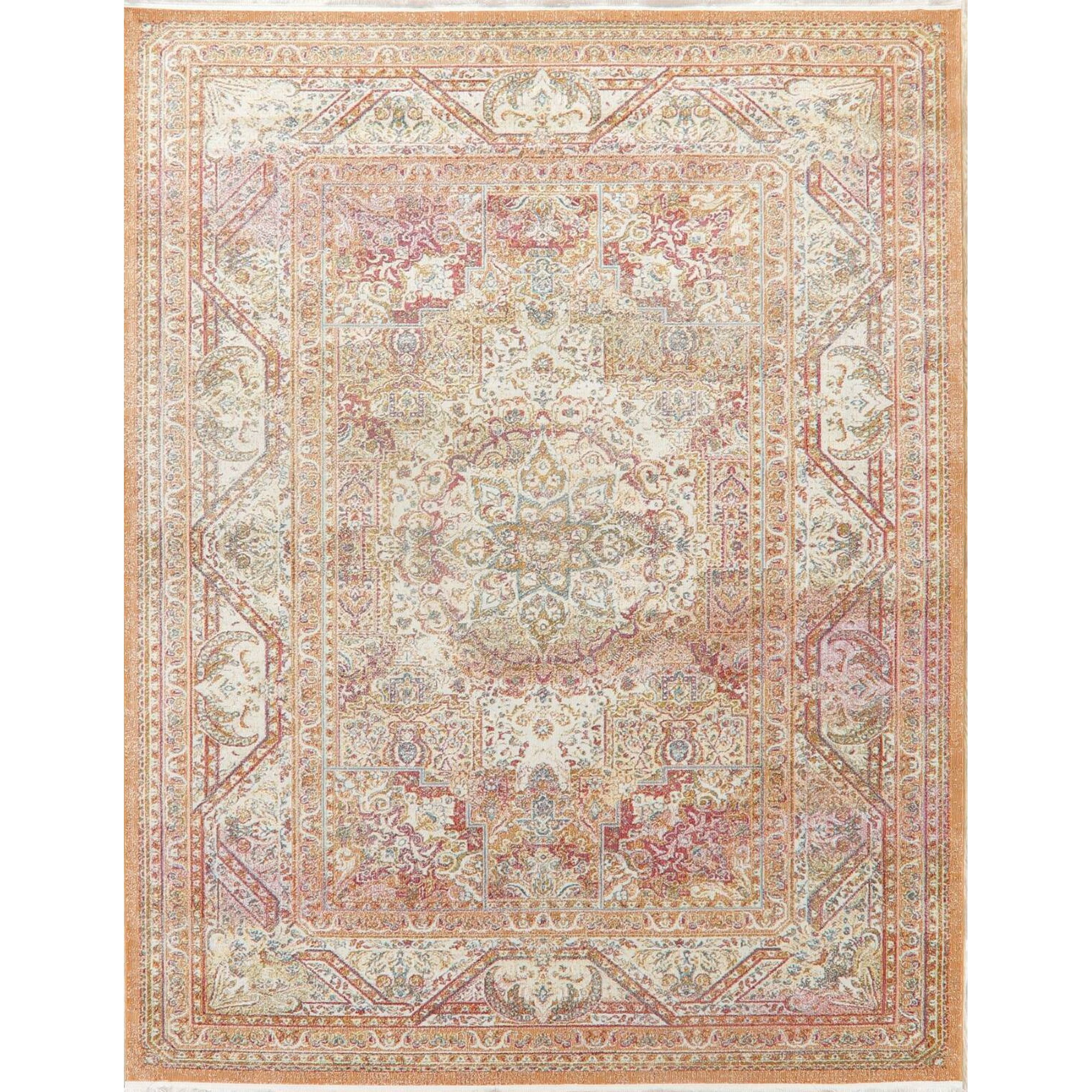 Oriental Medallion Distressed Area Rug 5x7 Turkish Faded Carpet | Walmart (US)