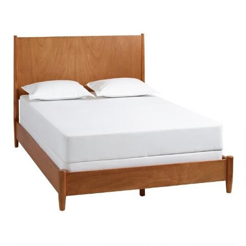 Acorn Wood Brewton Bed | World Market