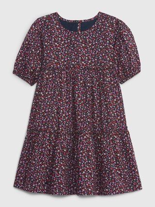 Toddler Puff Sleeve Tiered Dress | Gap (US)