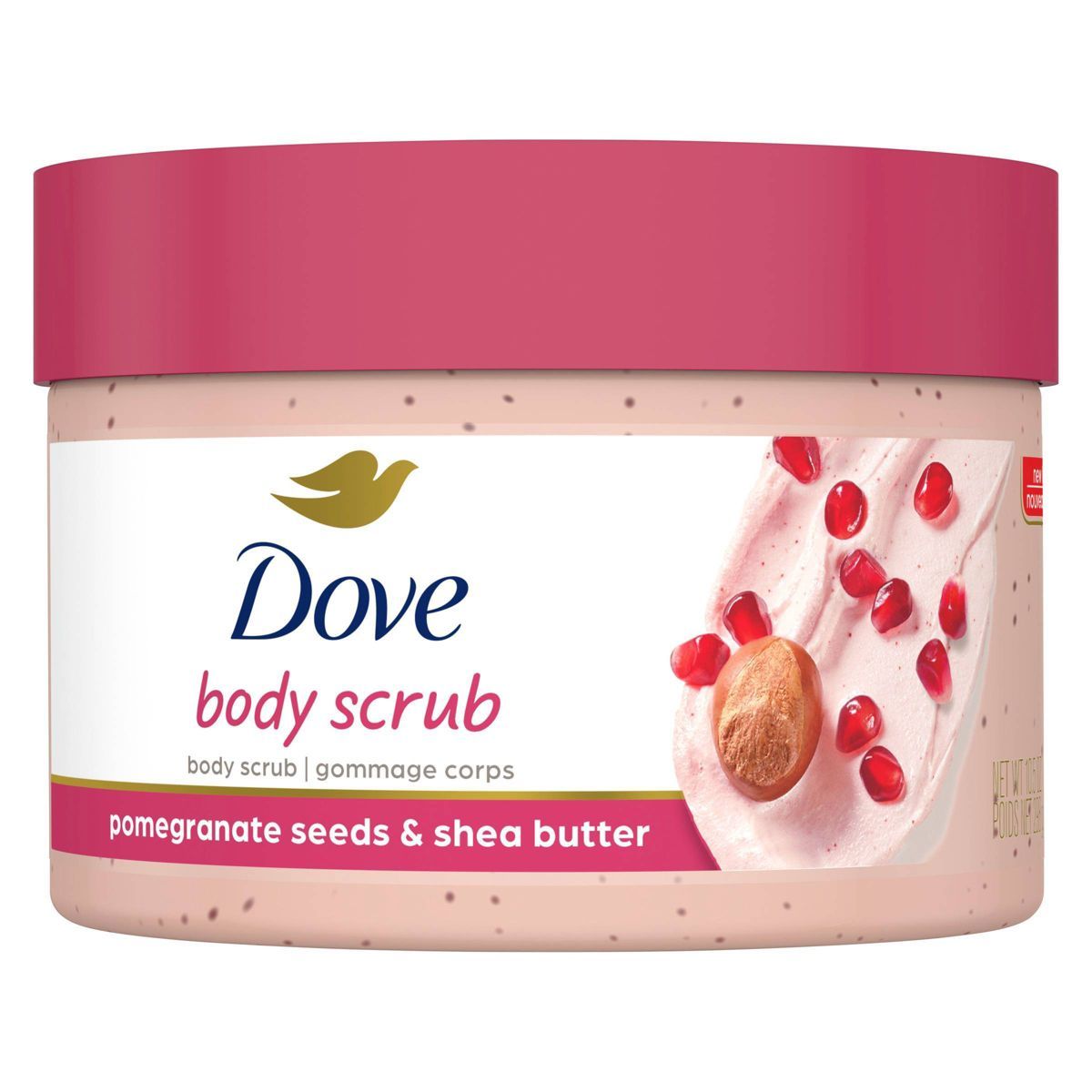 Dove Pomegranate Seeds & Shea Butter Exfoliating Body Scrub - 10.5 oz | Target