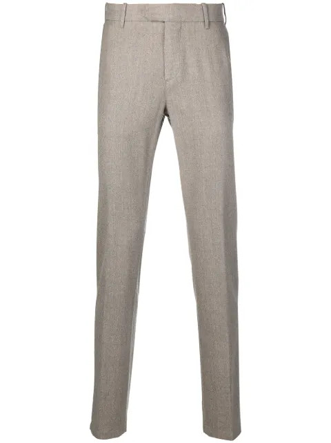 slim-cut wool trousers | Farfetch (US)