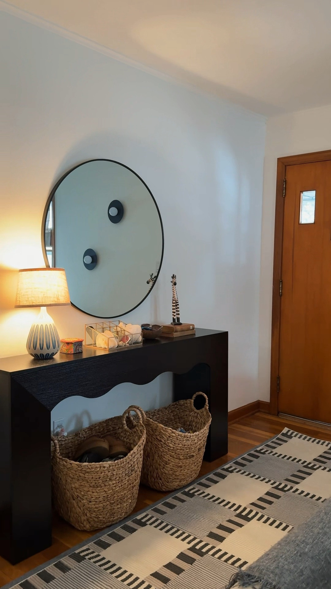 Entryway styling! This rug runner added the perfect cozy texturee

#LTKHome