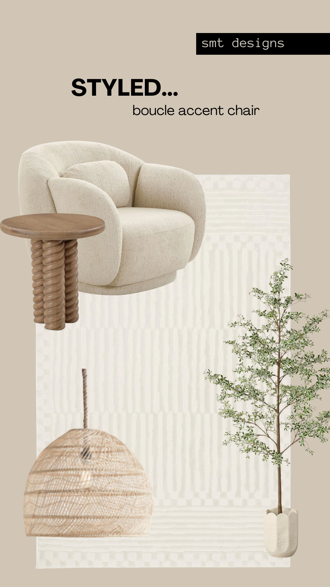 I love the look of this boucle swivel chair and would style it with all these affordable neutral options. 

 #LTKHome #LTKFindsUnder100 #LTKStyleTip