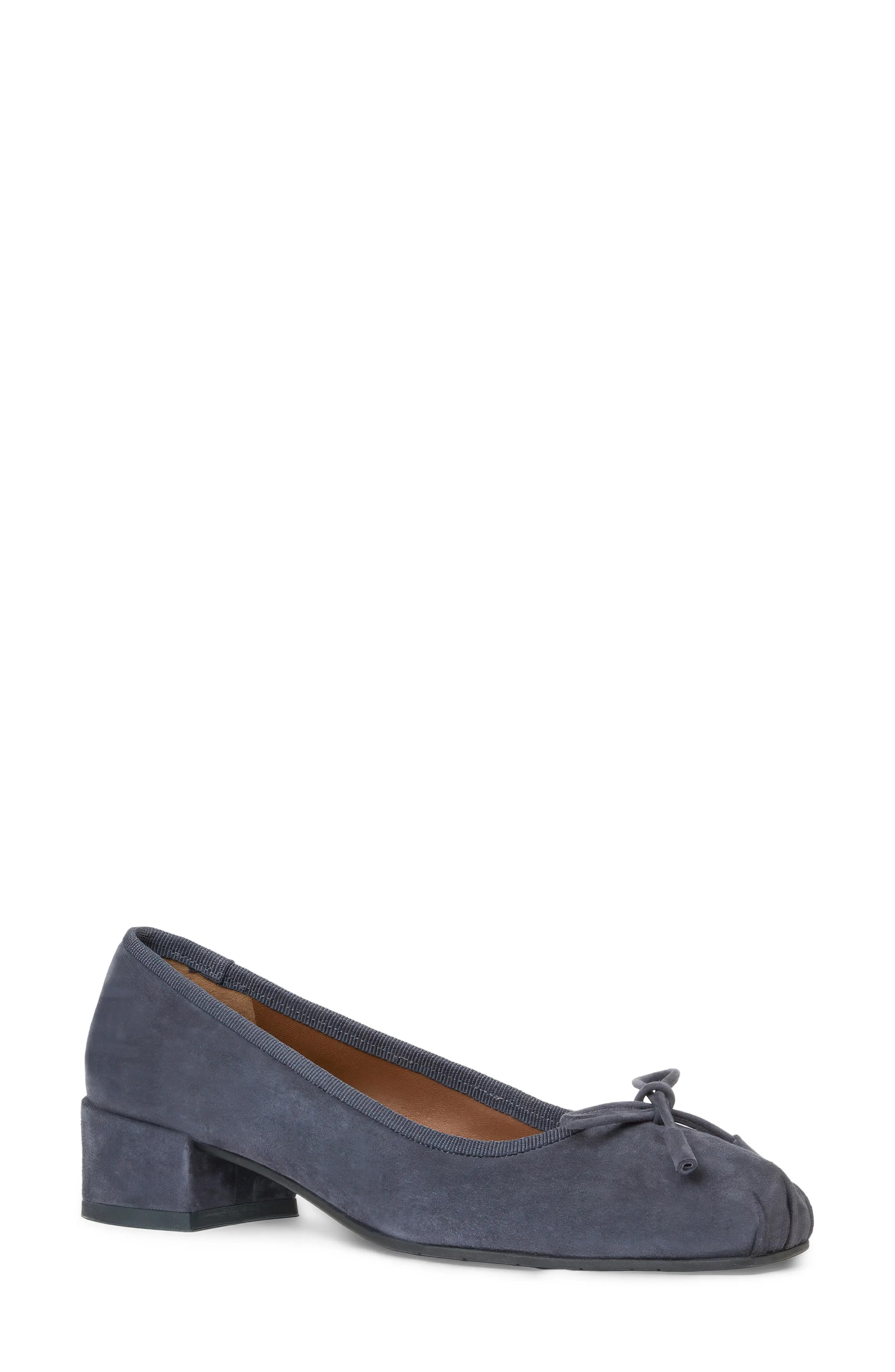 Aquatalia Camalfi Water Resistant Suede Pump in Black Suede at Nordstrom, Size 9.5 | Nordstrom