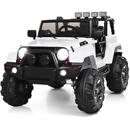 Two (2) Seater Ride On Kids Car Truck w/ Remote | Large 12V Battery Licensed Kid Car to Drive 3 Spee | Amazon (US)