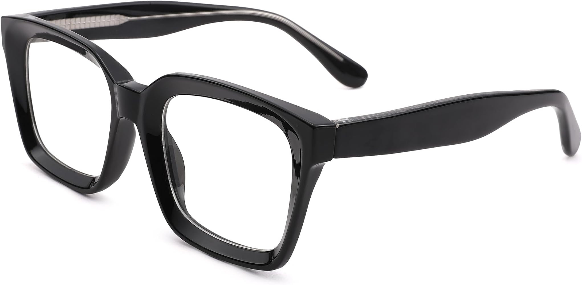 COASION Classic Non-prescription Clear Lens Eyeglasses for Women Thick Square Frame Eyewear | Amazon (US)
