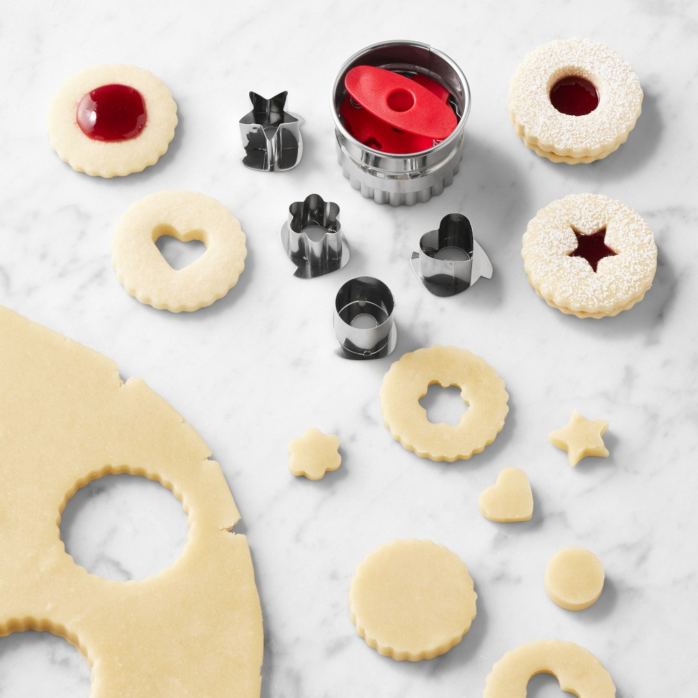 Williams Sonoma Linzer Cookie Cutters, Set of 4 | Williams-Sonoma