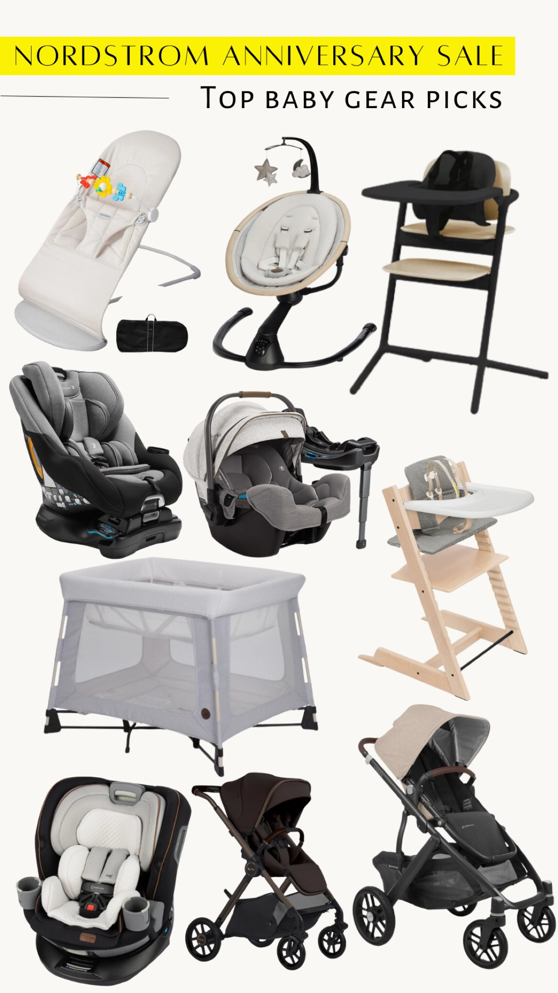 Nordstrom Anniversary sale top baby gear picks! 

#LTKxNSale #LTKBaby #LTKSaleAlert