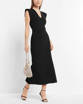 Super High Waisted Body Contour Midi Sweater Pencil Skirt | Express